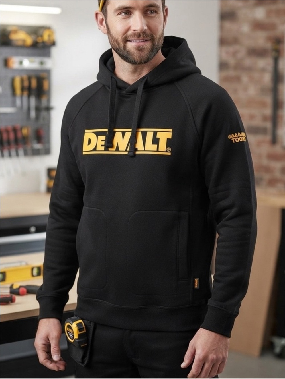 NWT Heavy Duty DeWalt
Logan
Black Pullover Hoodie
- Size Medium
